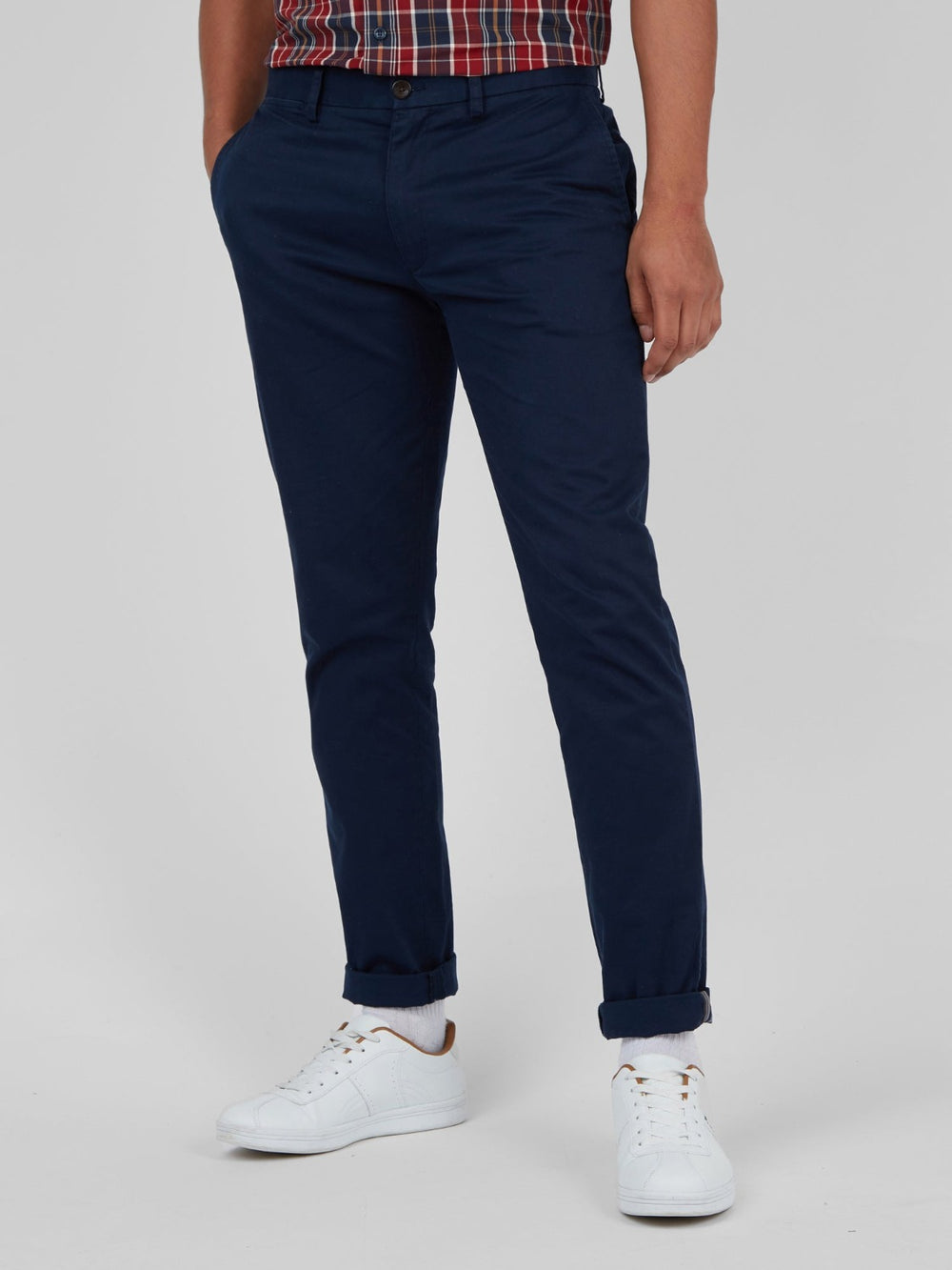 Pantalon Ben Sherman Signature Skinny Stretch Chino Bleu Marine | JTA-60988934